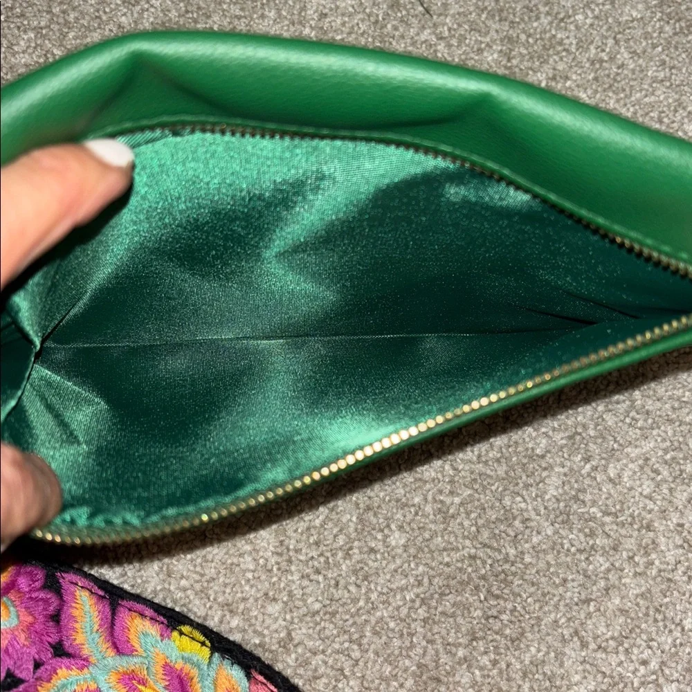 Chantecaille Cosmetics Bag/Clutch in Green
Gold trim - Picture 3 of 4